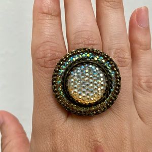 Iridescent Cocktail ring